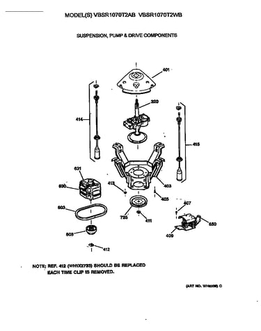 Suspension, pump & drive components