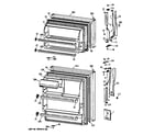 Hotpoint CTX14CIZBLWH doors diagram