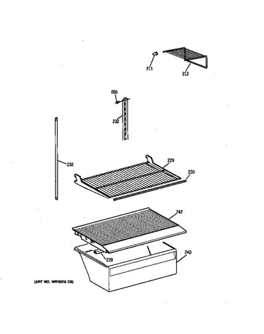 Shelf parts