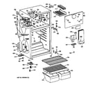 Hotpoint CTX14CAZCRWH cabinet diagram