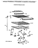 Compartment separator parts