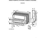 Hotpoint CTX18GAXHRAA freezer door diagram