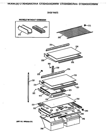 Shelf parts