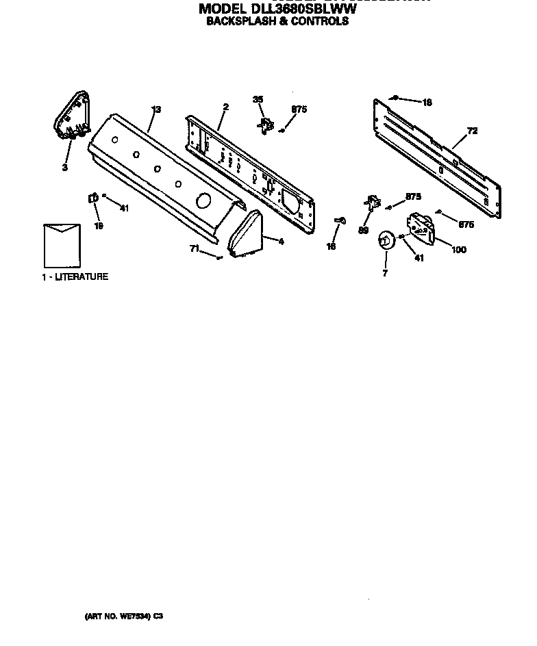 Backsplash & controls