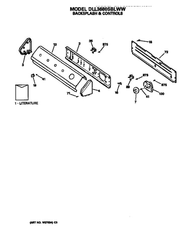 Backsplash & controls