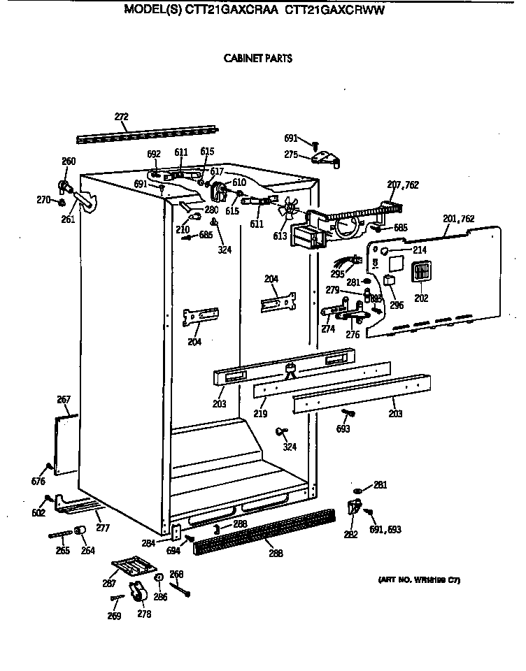 CABINET PARTS