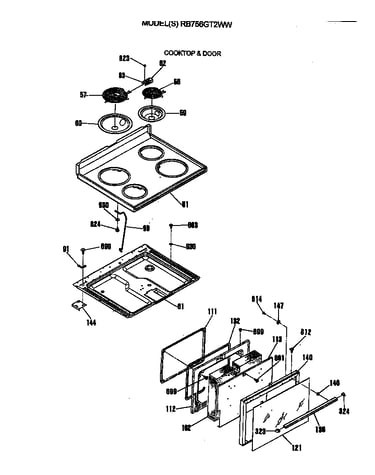 Cooktop & door