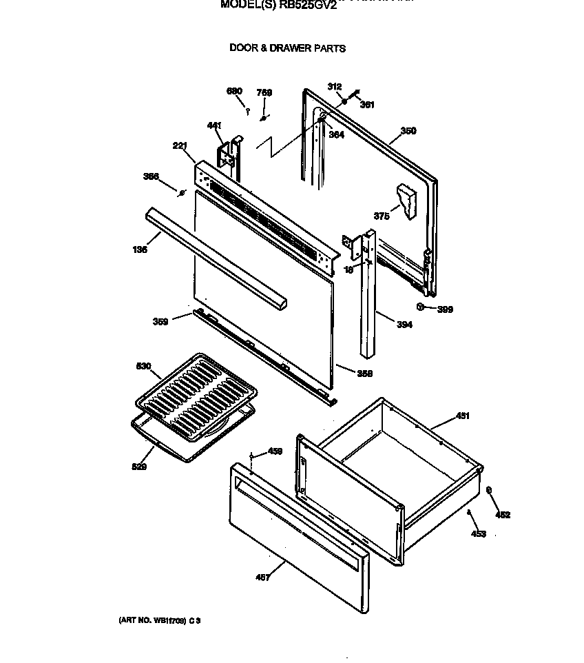 Door & drawer parts