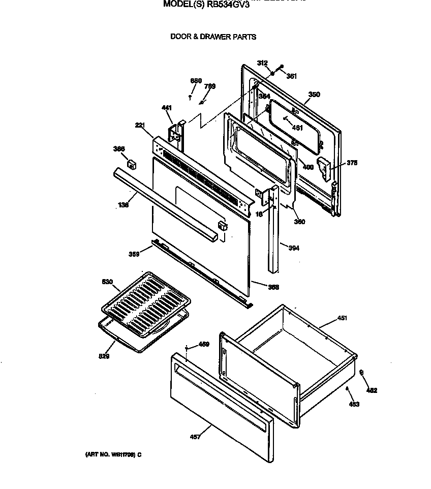 Door & drawer parts
