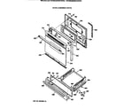 Hotpoint RGB528GEV2AD door & drawer parts diagram