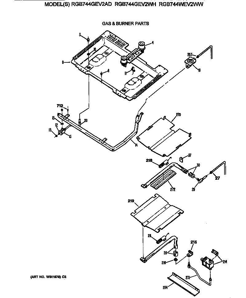 Gas & burner parts