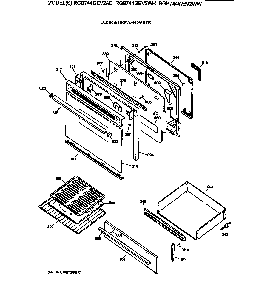 Door & drawer parts