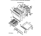 Hotpoint RGB745GEV2AD door & drawer parts diagram
