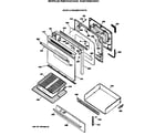 Hotpoint RGB745SEV2AD door & drawer parts diagram