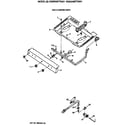 Hotpoint RGB508ET2WH gas & burner parts diagram