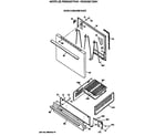 Hotpoint RGB508ET2AD door & drawer parts diagram
