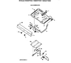 Hotpoint RGB524PV3AD gas & burner parts diagram