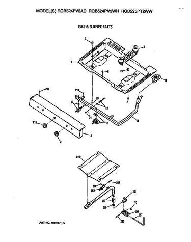 Gas & burner parts