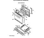 Hotpoint RGB528GET2AD door & drawer parts diagram