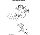 Hotpoint RGB628ET2WH gas & burner parts diagram