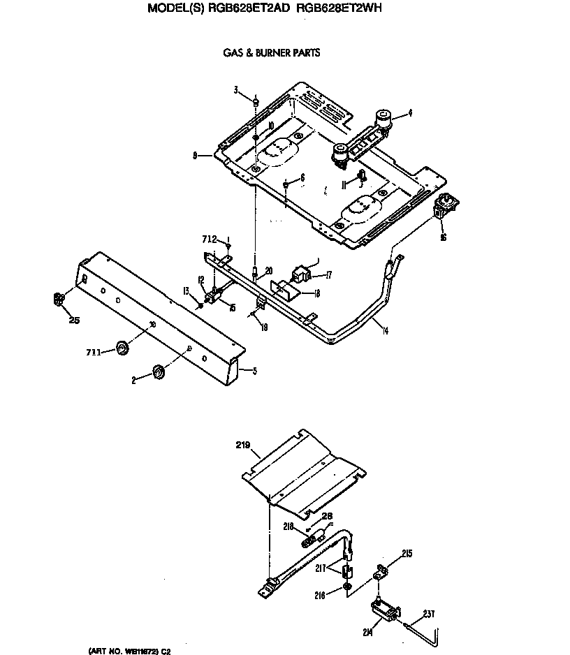 Gas & burner parts