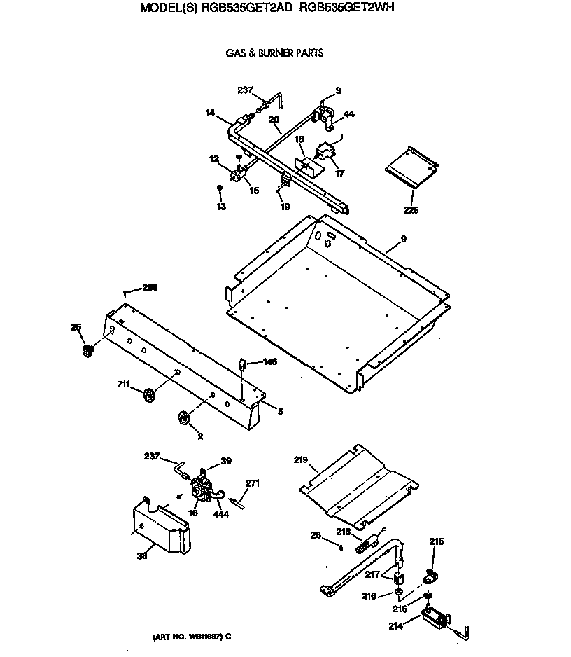 Gas & burner parts