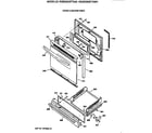 Hotpoint RGB535GET2WH door & drawer parts diagram