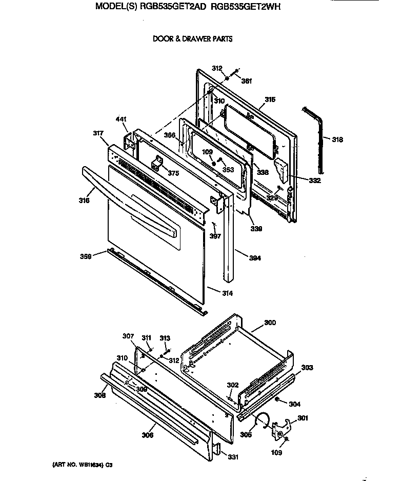 Door & drawer parts