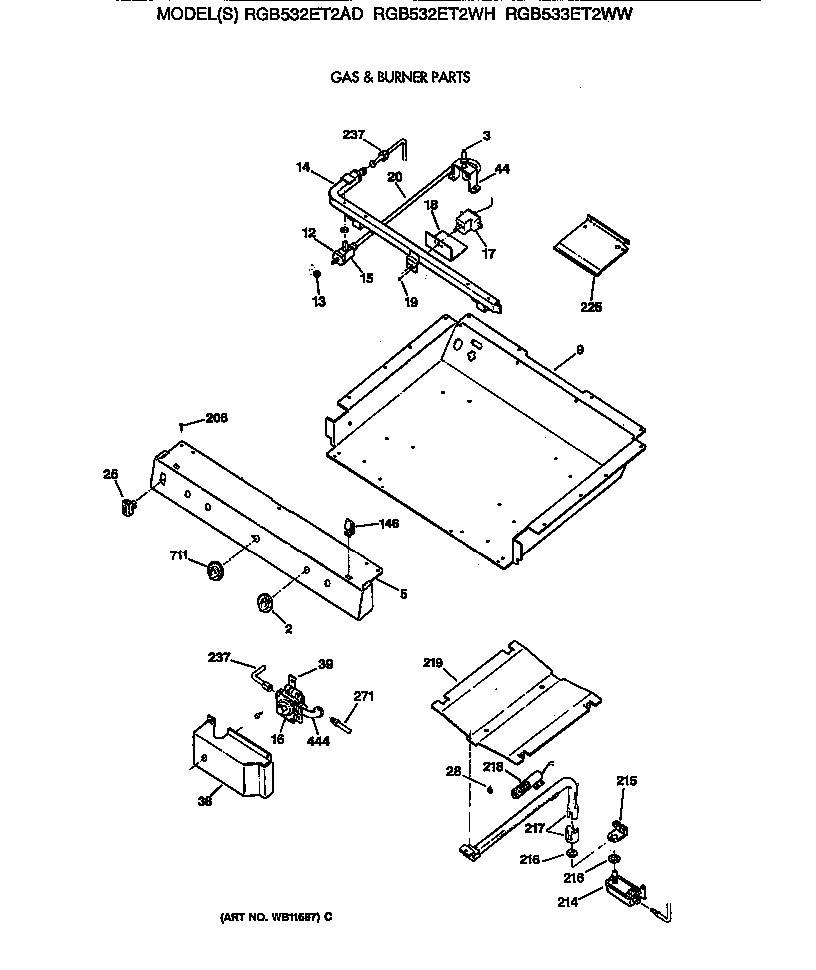 Gas & burner parts