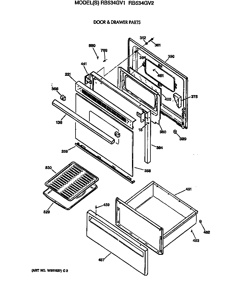 Door & drawer parts