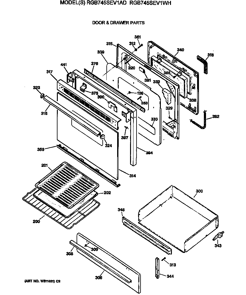 Door & drawer parts