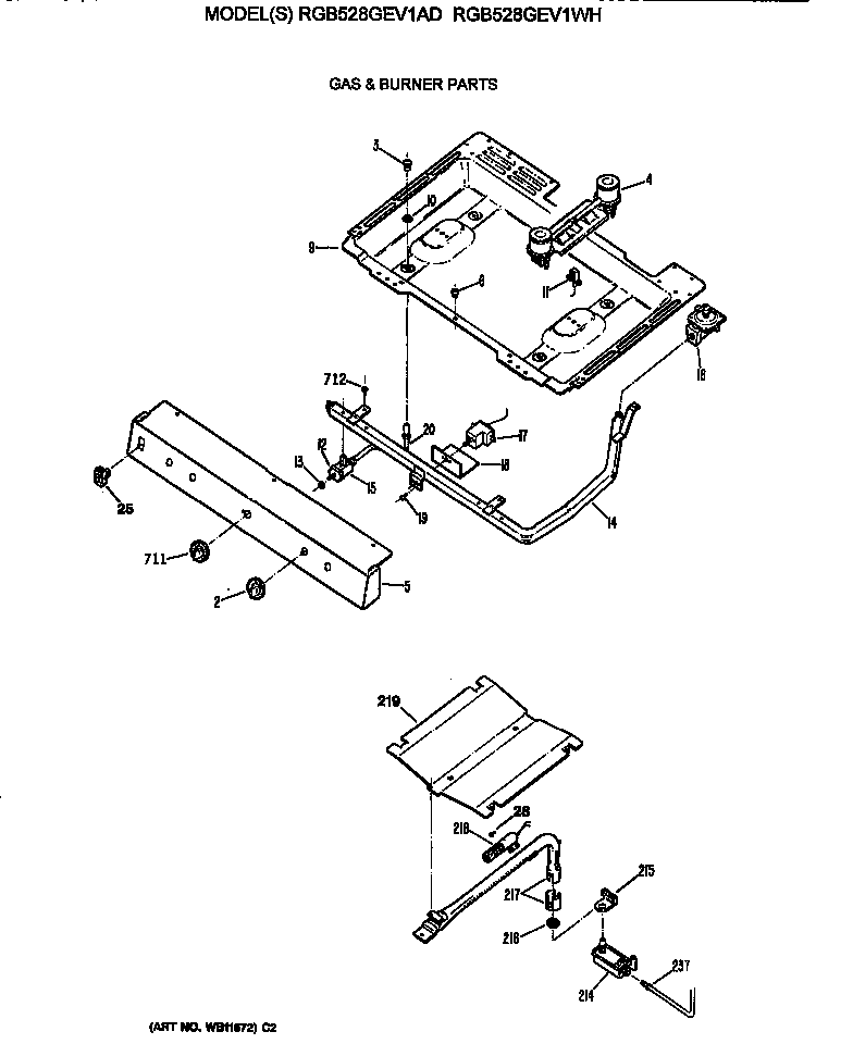 Gas & burner parts