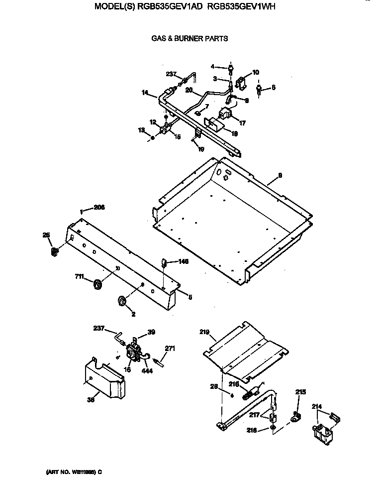 Gas & burner parts