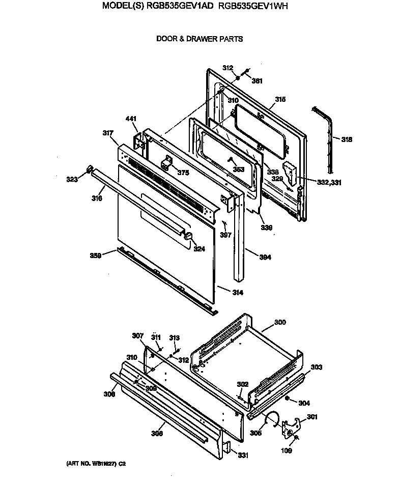 Door & drawer parts