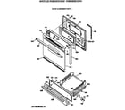 Hotpoint RGB628GEV2AD door & drawer parts diagram