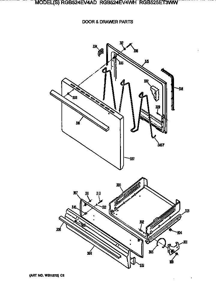Door & drawer parts