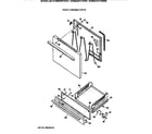 Hotpoint RGB524PV4AD door & drawer parts diagram