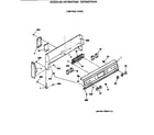 Hotpoint RB755GT3WH control panel diagram