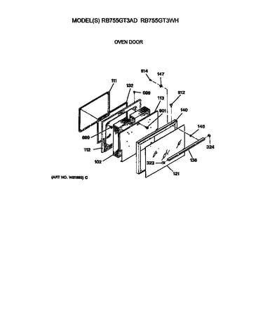 Oven door