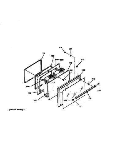 Oven door