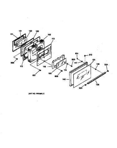 Oven door