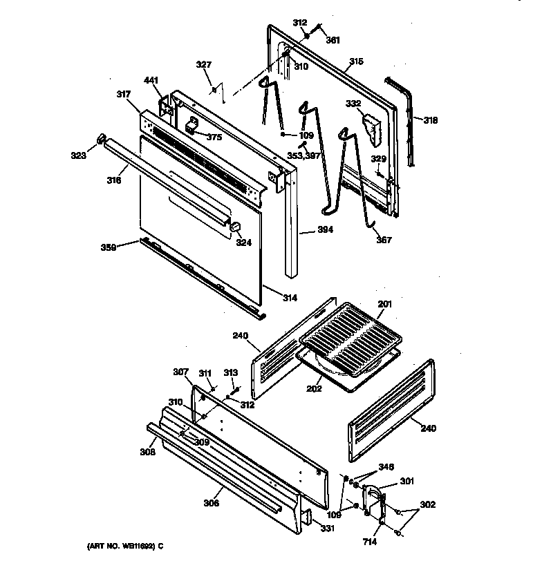 Door & drawer parts