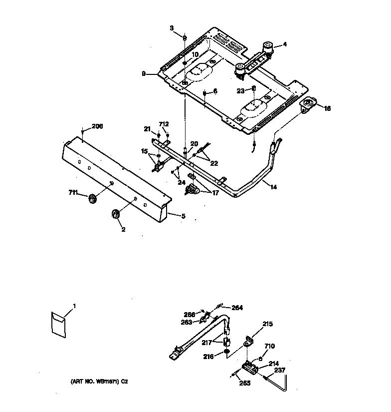Gas & burner parts