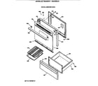 Hotpoint RB533GV2 door & drawer parts diagram