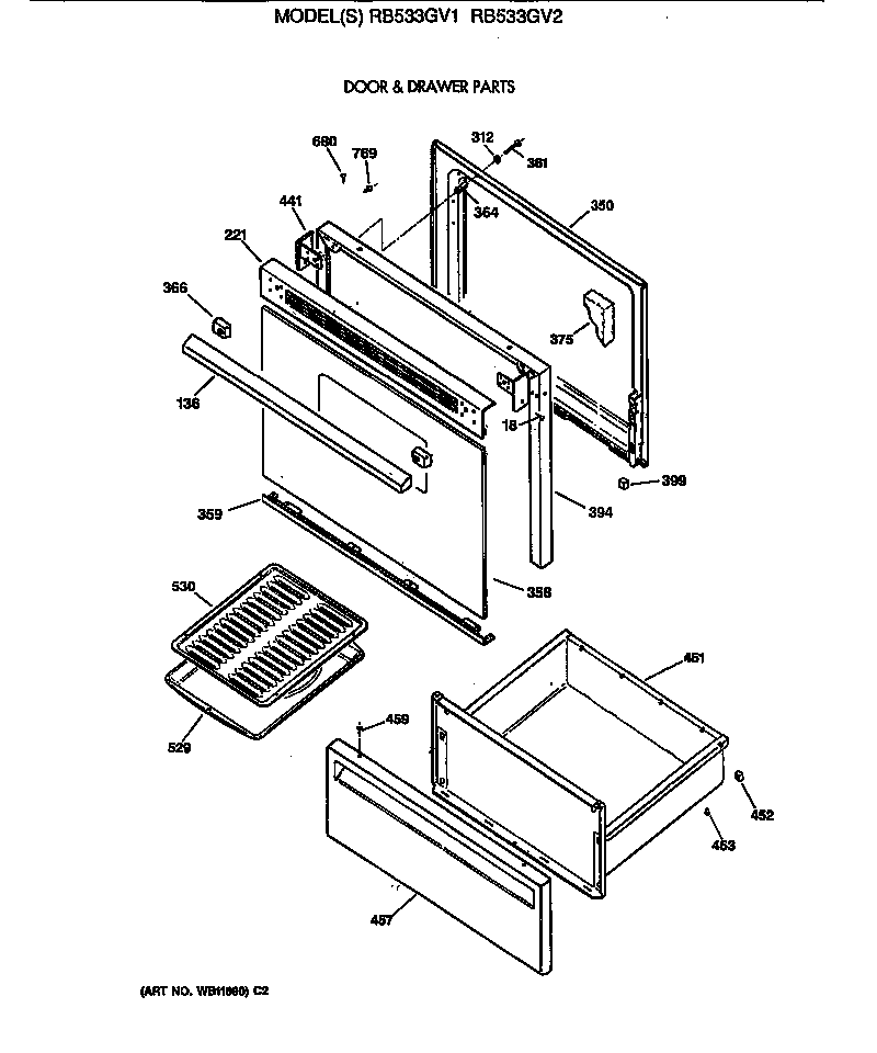 Door & drawer parts