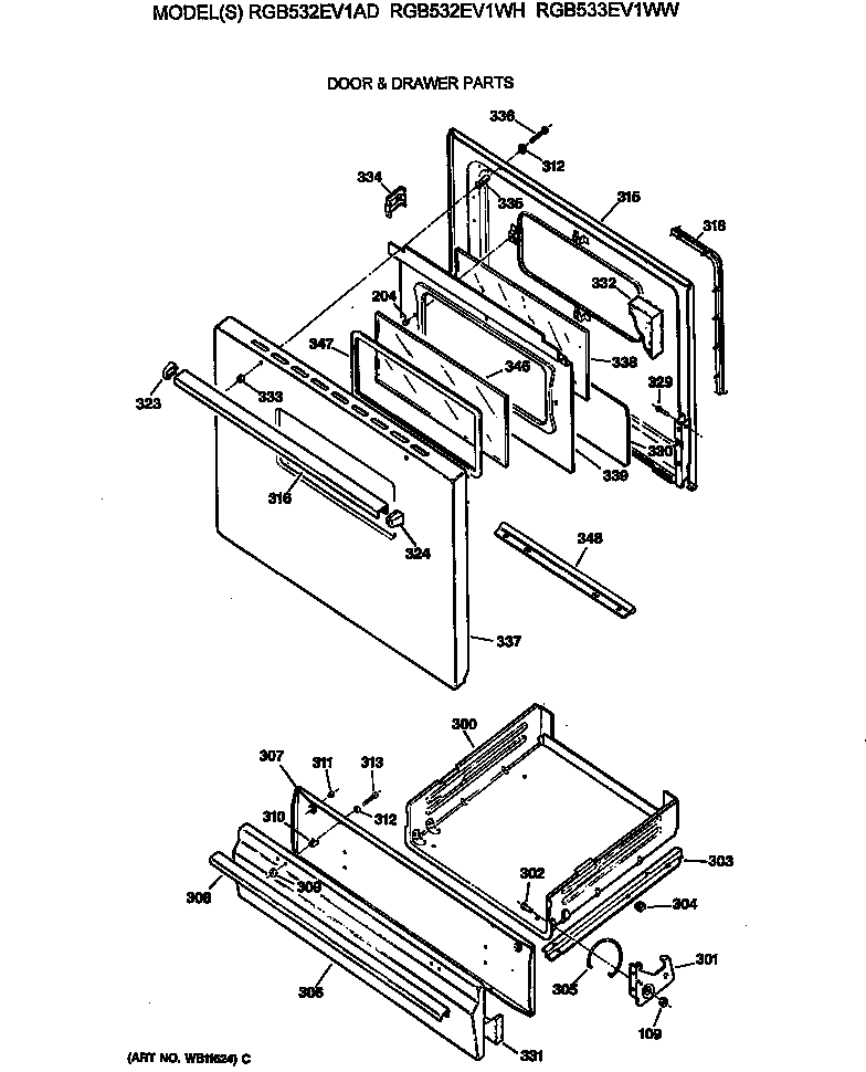 Door & drawer parts