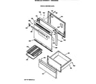 Hotpoint RB633GV2 door & drawer parts diagram