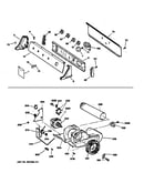 Backsplash, blower & drive assembly