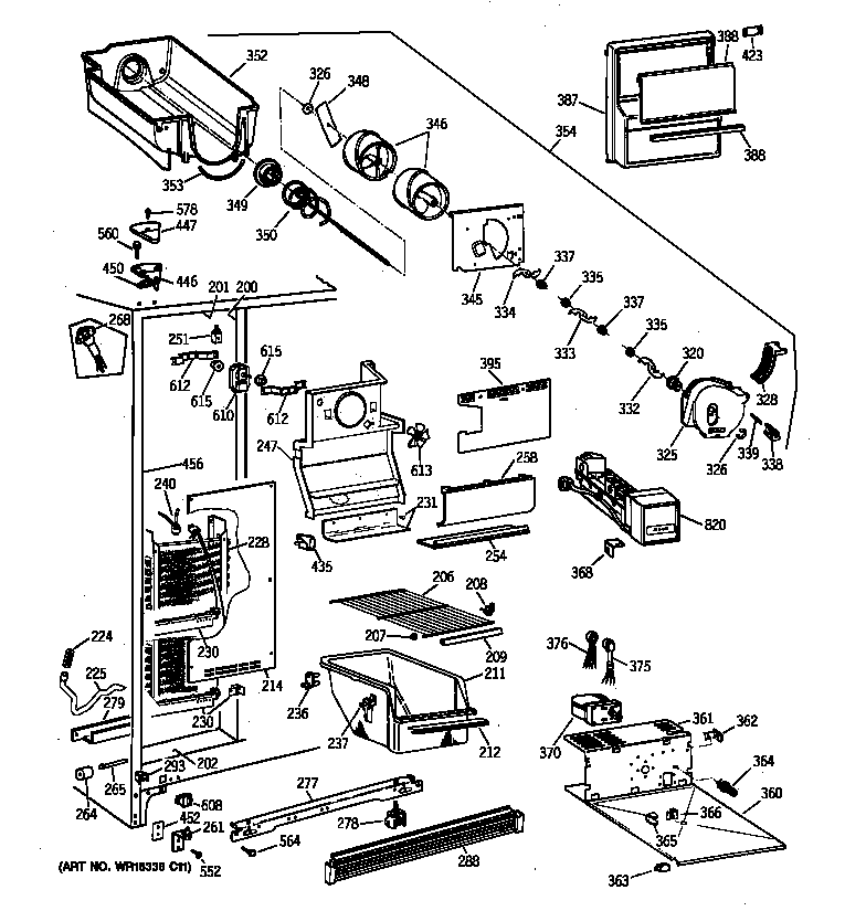 Freezer section