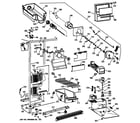 GE MSX27DRXDWW freezer section diagram